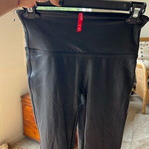 SPANX Faux Leather Leggings